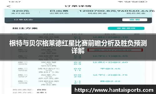 根特与贝尔格莱德红星比赛前瞻分析及胜负预测详解